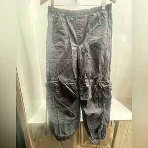 Women's Gray Cargo Joggers